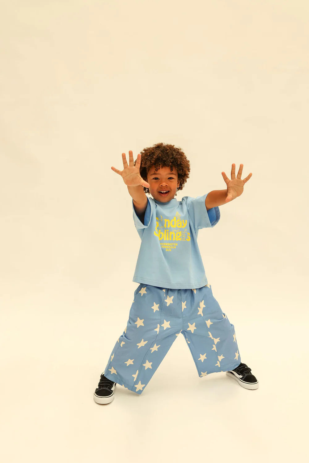 Sunday Siblings - Dusty Star Pants - Cobalt Blue