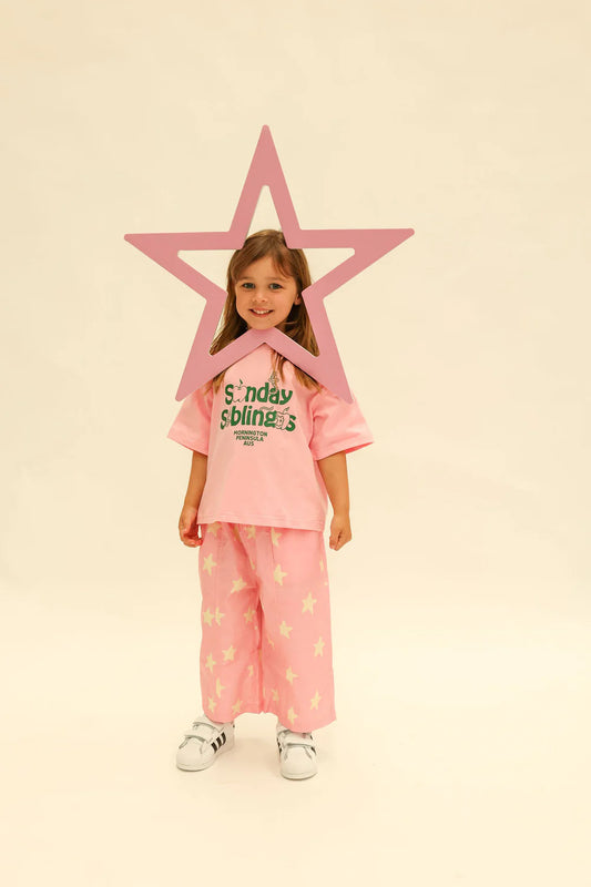 Sunday Siblings - Doc Tee - Pink