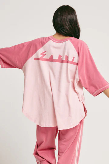 Sabbi - The Raglan Margie Tee - Pink