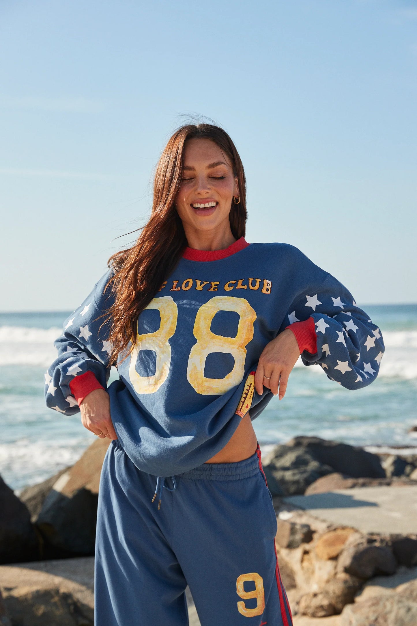 Sabbi - The You Cute Long Sleeve Tee - Blue