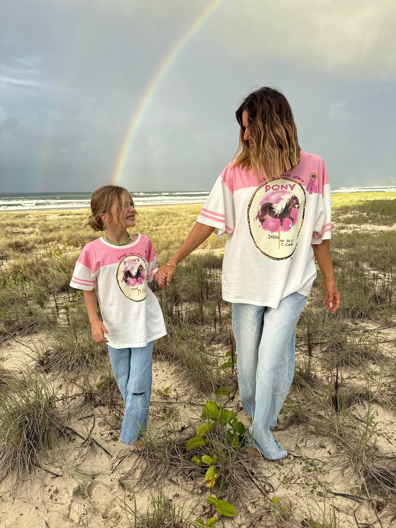 Sabbi - The Kids Pony Club Tee - Pink