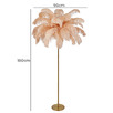 Society Home - Feathered Floor Lamp