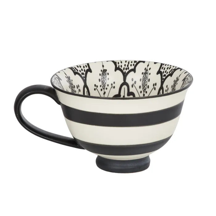 CTC - Aleah Ceramic Jumbo Teacup - Black