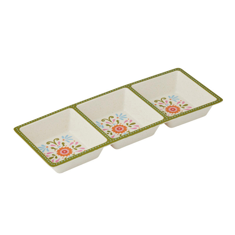 CTC - Freda Bamboo Fibre 3-Divided Tray