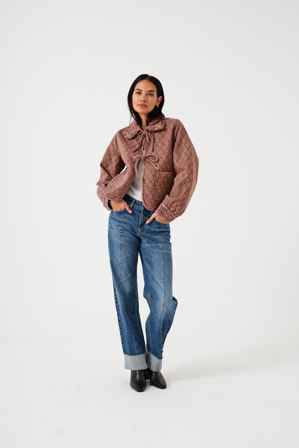 Seventy + Mochi - Stevie Turn Up Jean - Arizona Vintage
