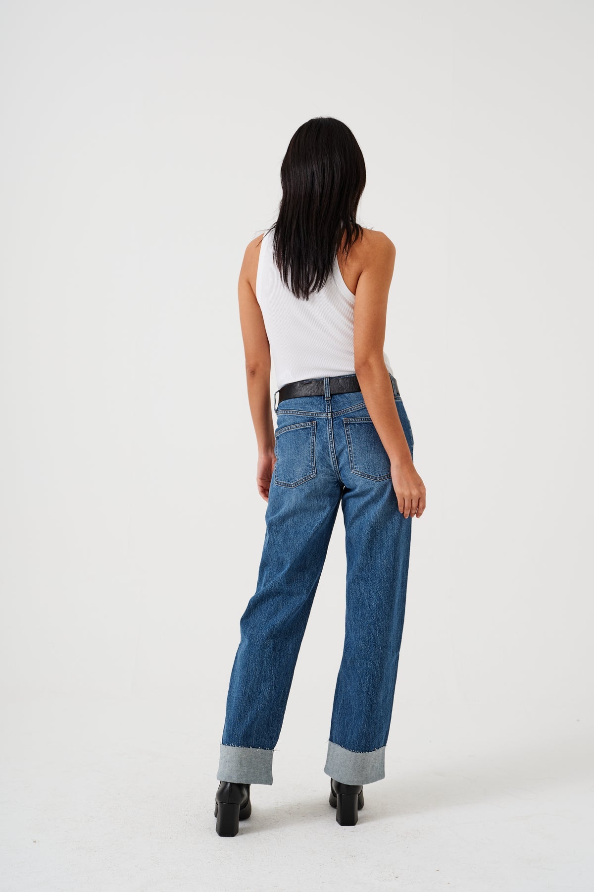 Seventy + Mochi - Stevie Turn Up Jean - Arizona Vintage