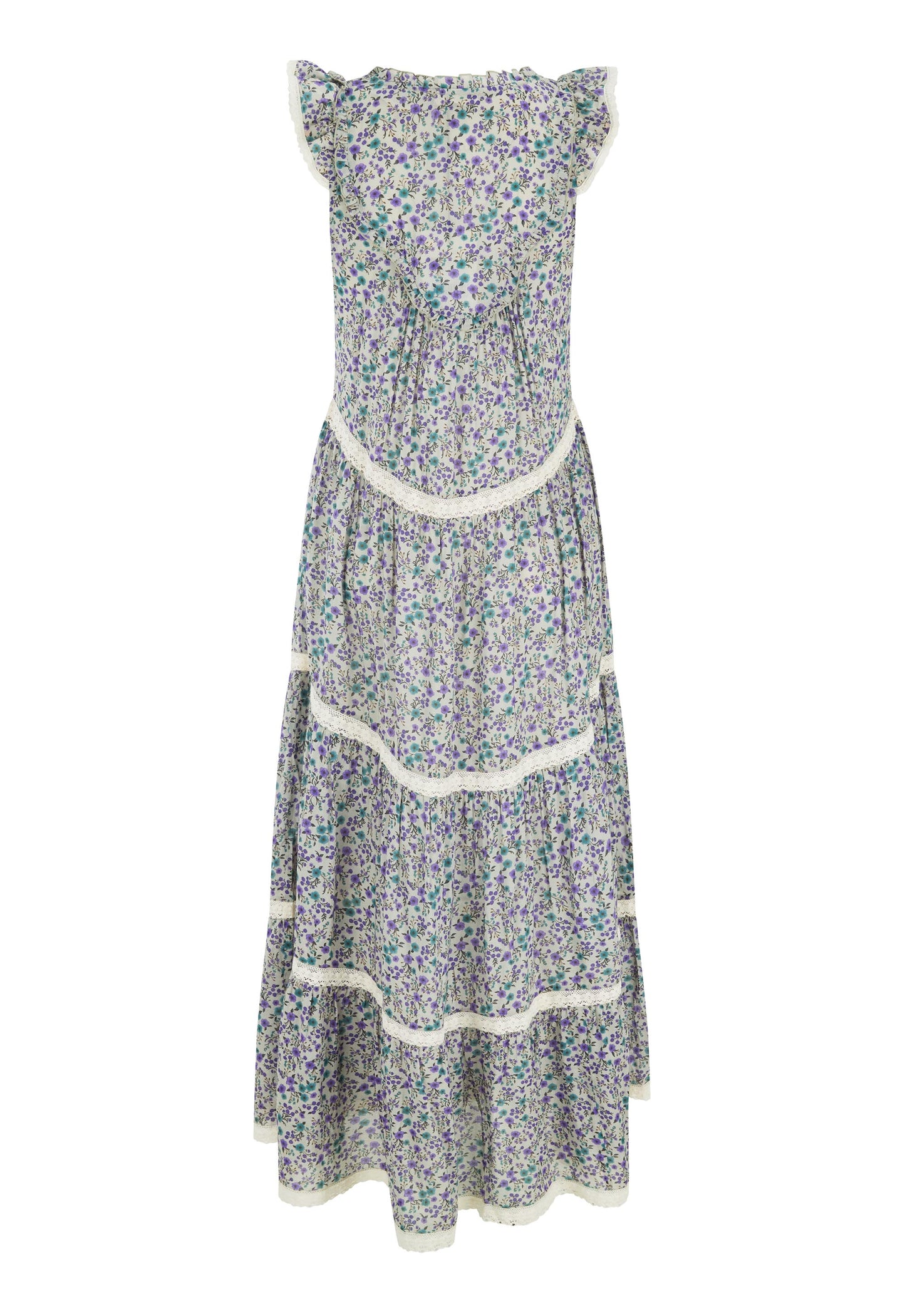 Spell - Mimi-Rose Sleeveless Boho Dress - Violet Fields