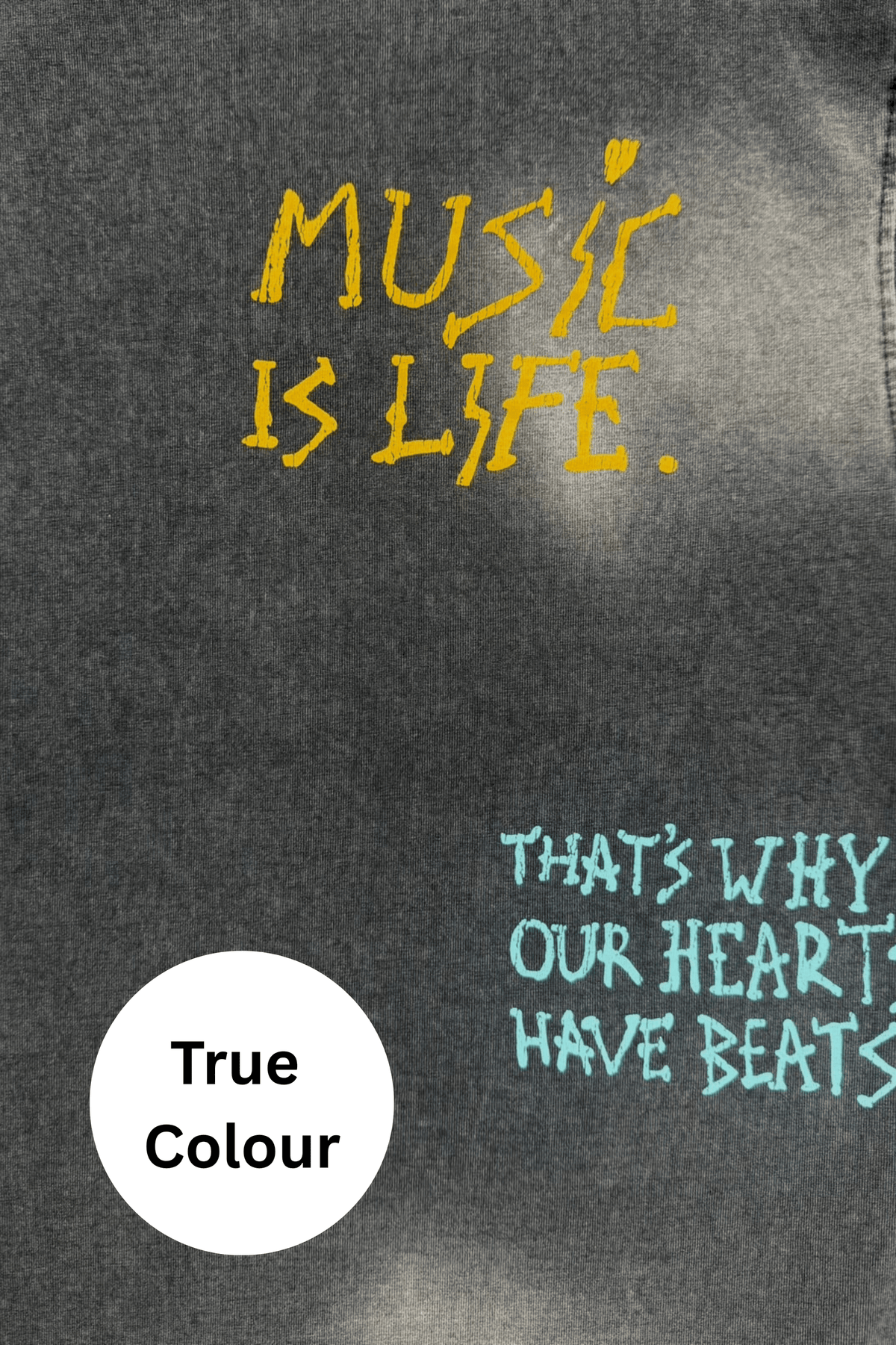 Sabbi - MUSIC IS LIFE TEE - BLACK