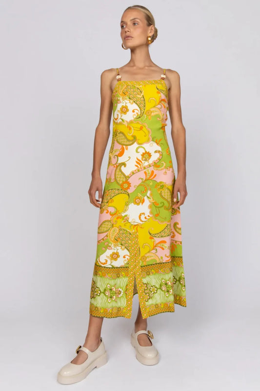 Nine Lives Bazaar - Cassie Midi Dress - Spring