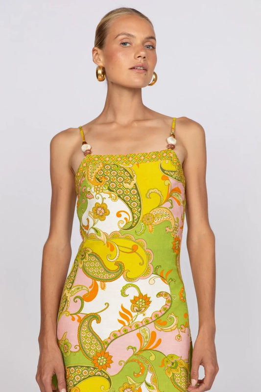 Nine Lives Bazaar - Cassie Midi Dress - Spring