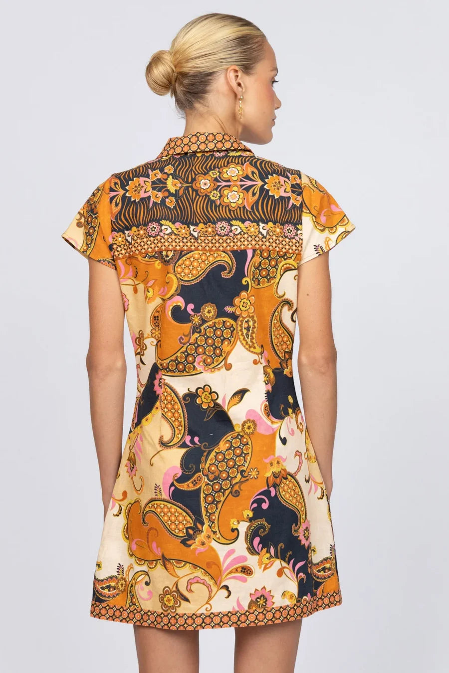 Nine Lives Bazaar - Cindy Mini Dress - Cocoa