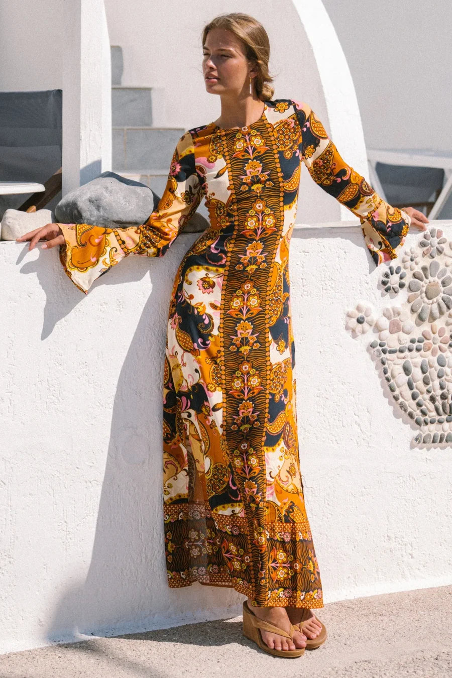 Nine Lives Bazaar - Citrine Gown - Cocoa