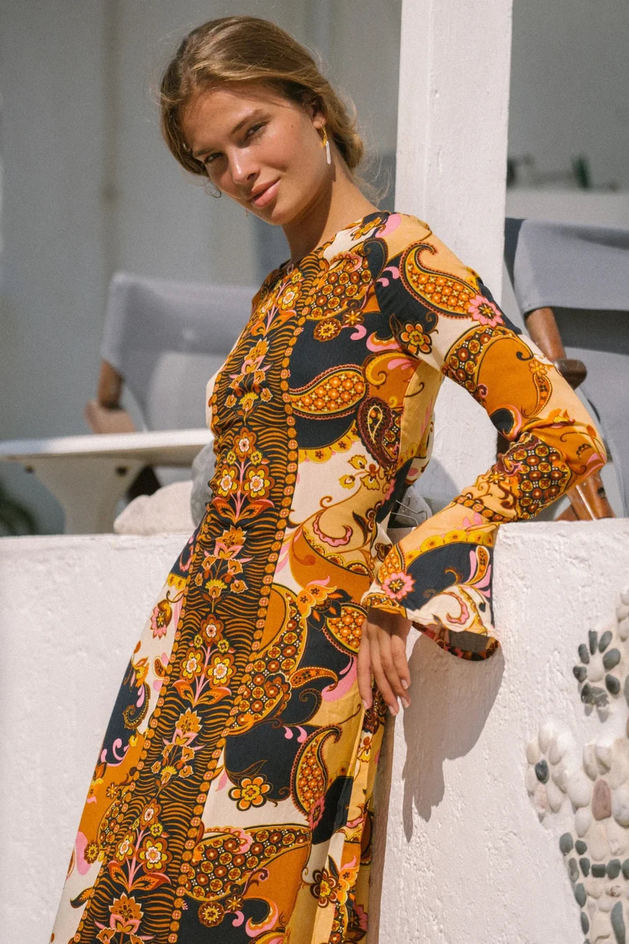 Nine Lives Bazaar - Citrine Gown - Cocoa