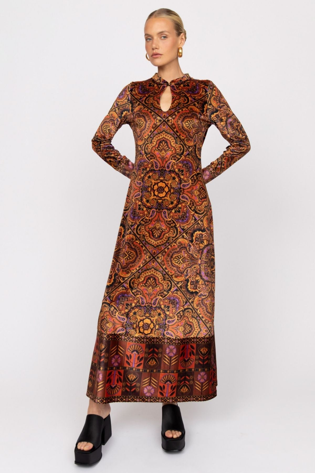 Nine Lives Bazaar - Elixir Maxi Dress - Ember