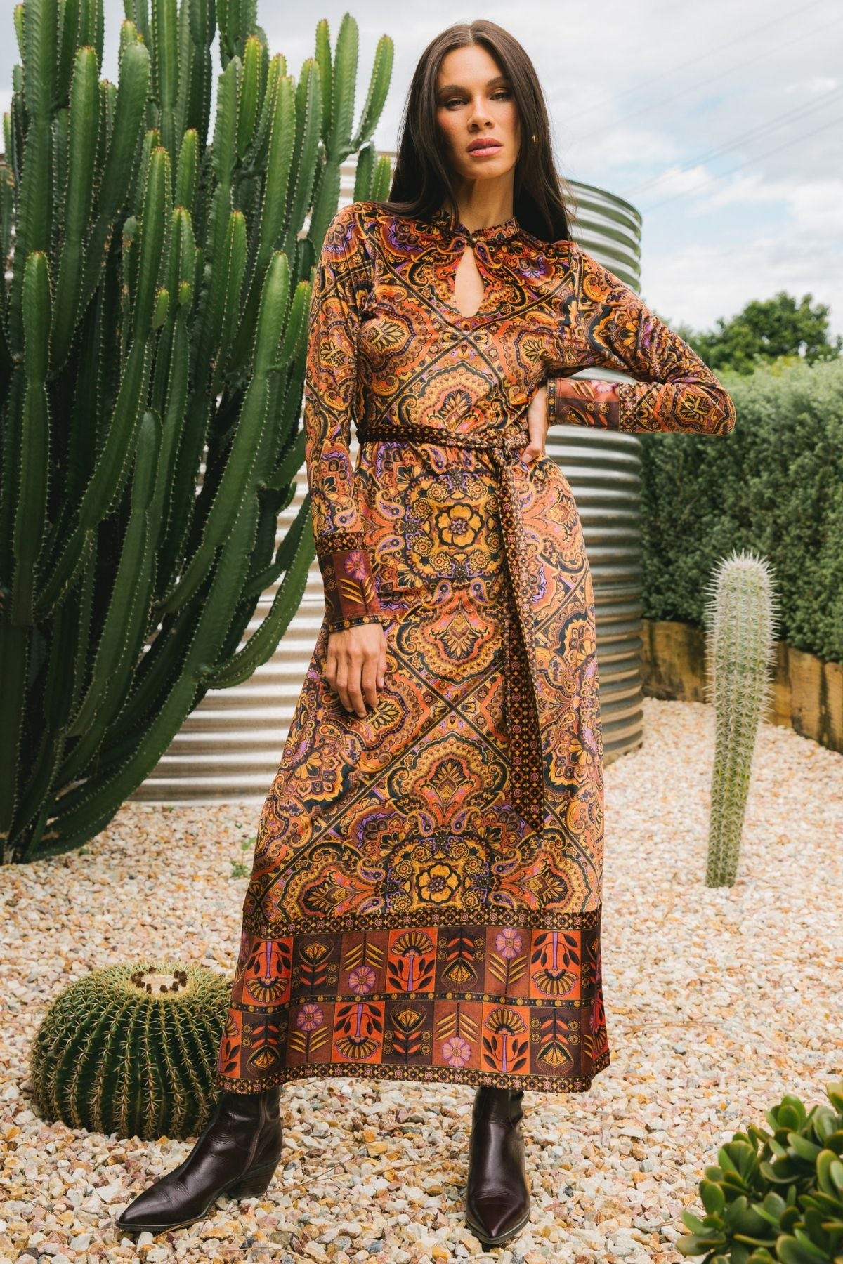 Nine Lives Bazaar - Elixir Maxi Dress - Ember