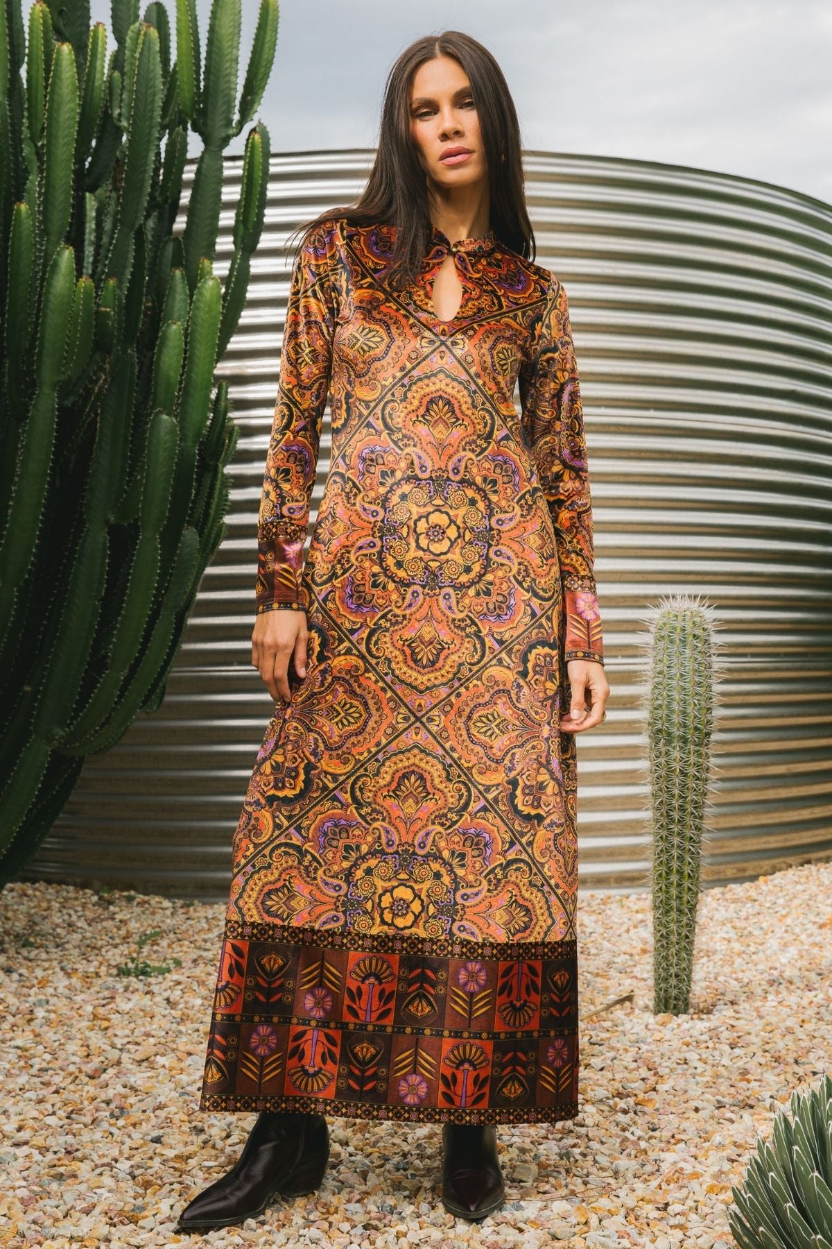 Nine Lives Bazaar - Elixir Maxi Dress - Ember