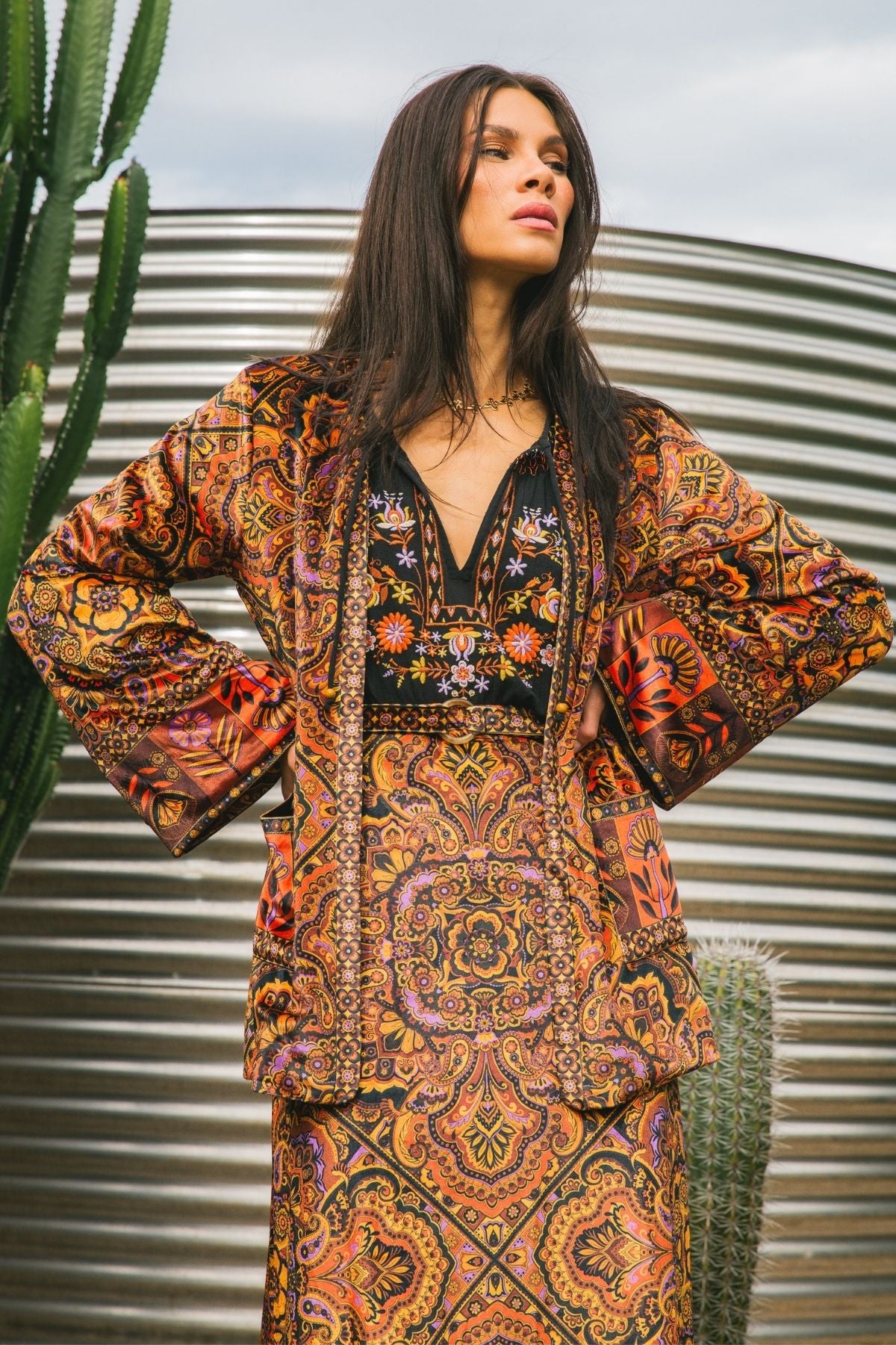 Nine Lives Bazaar - Janis Jacket - Ember
