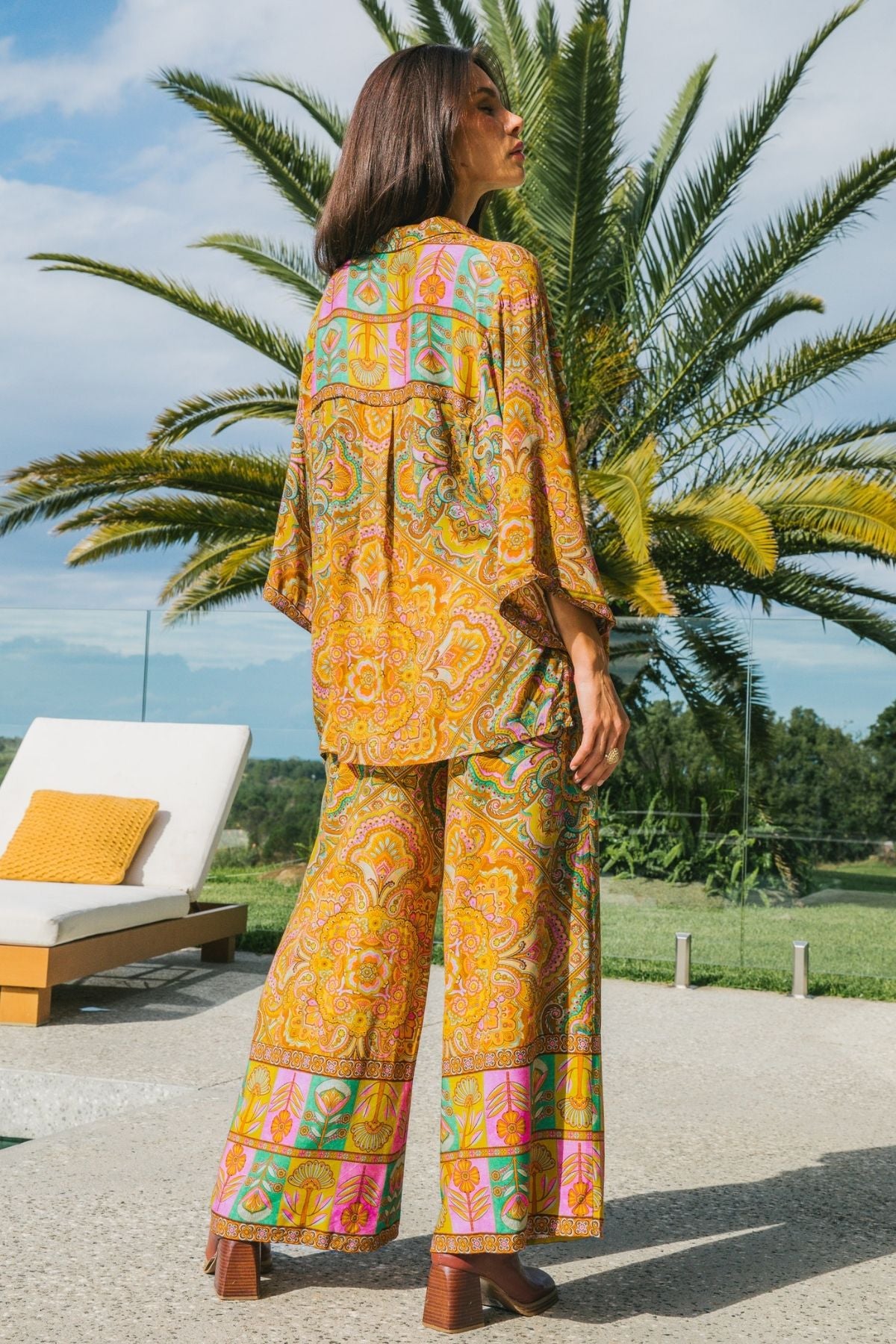 Nine Lives Bazaar - Esther Shirt - Cinnamon