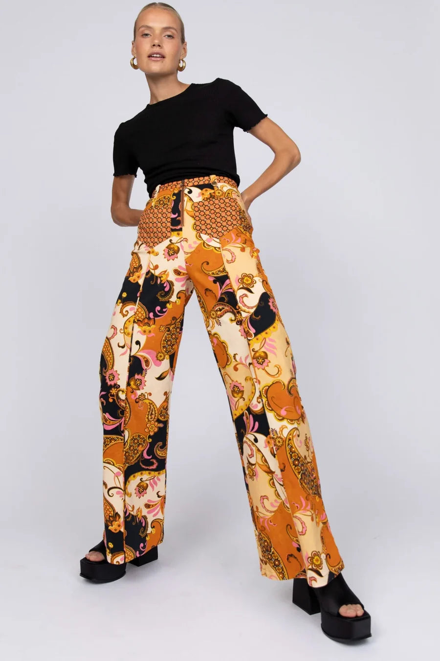 Nine Lives Bazaar - Yasmin Pants - Cocoa