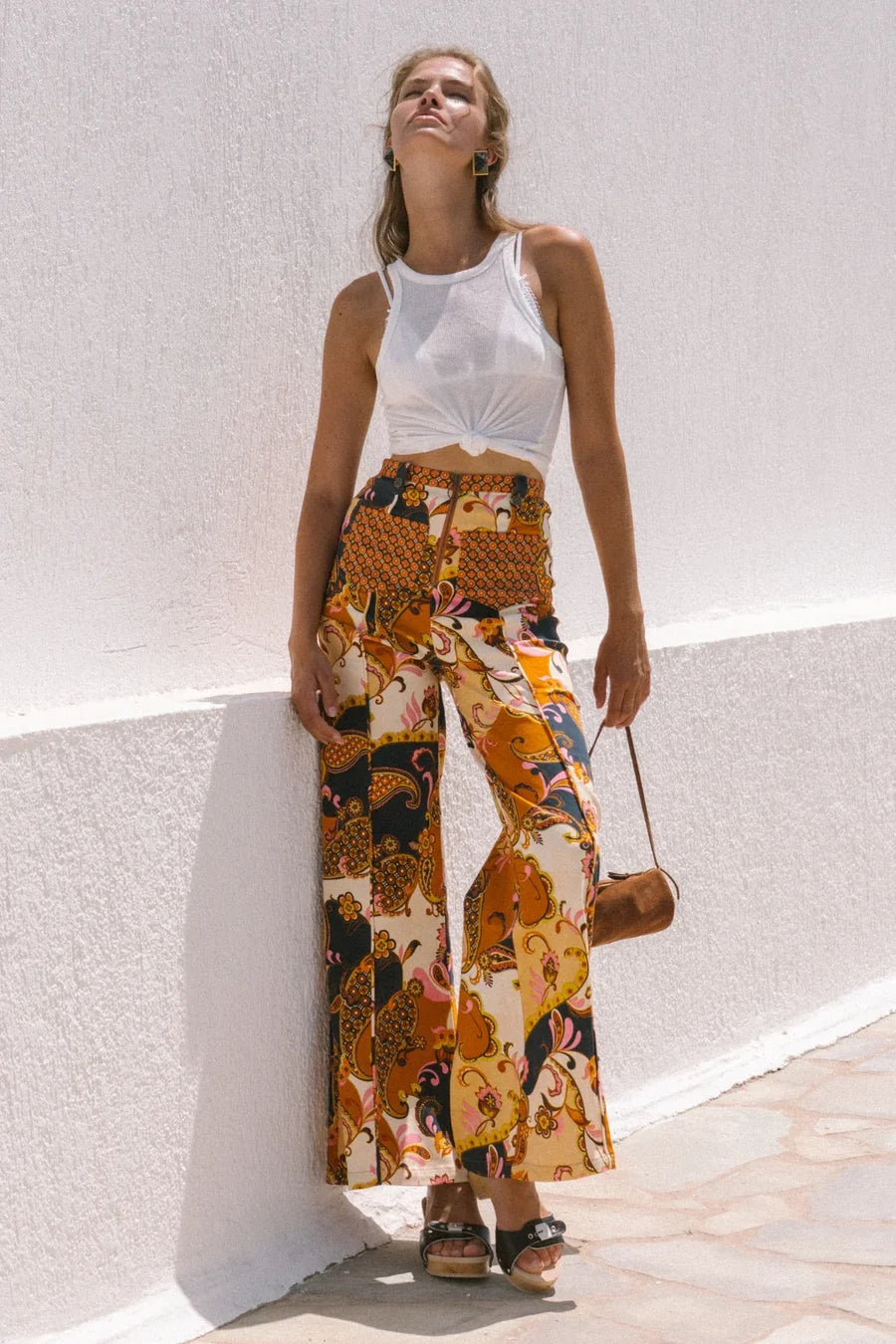 Nine Lives Bazaar - Yasmin Pants - Cocoa