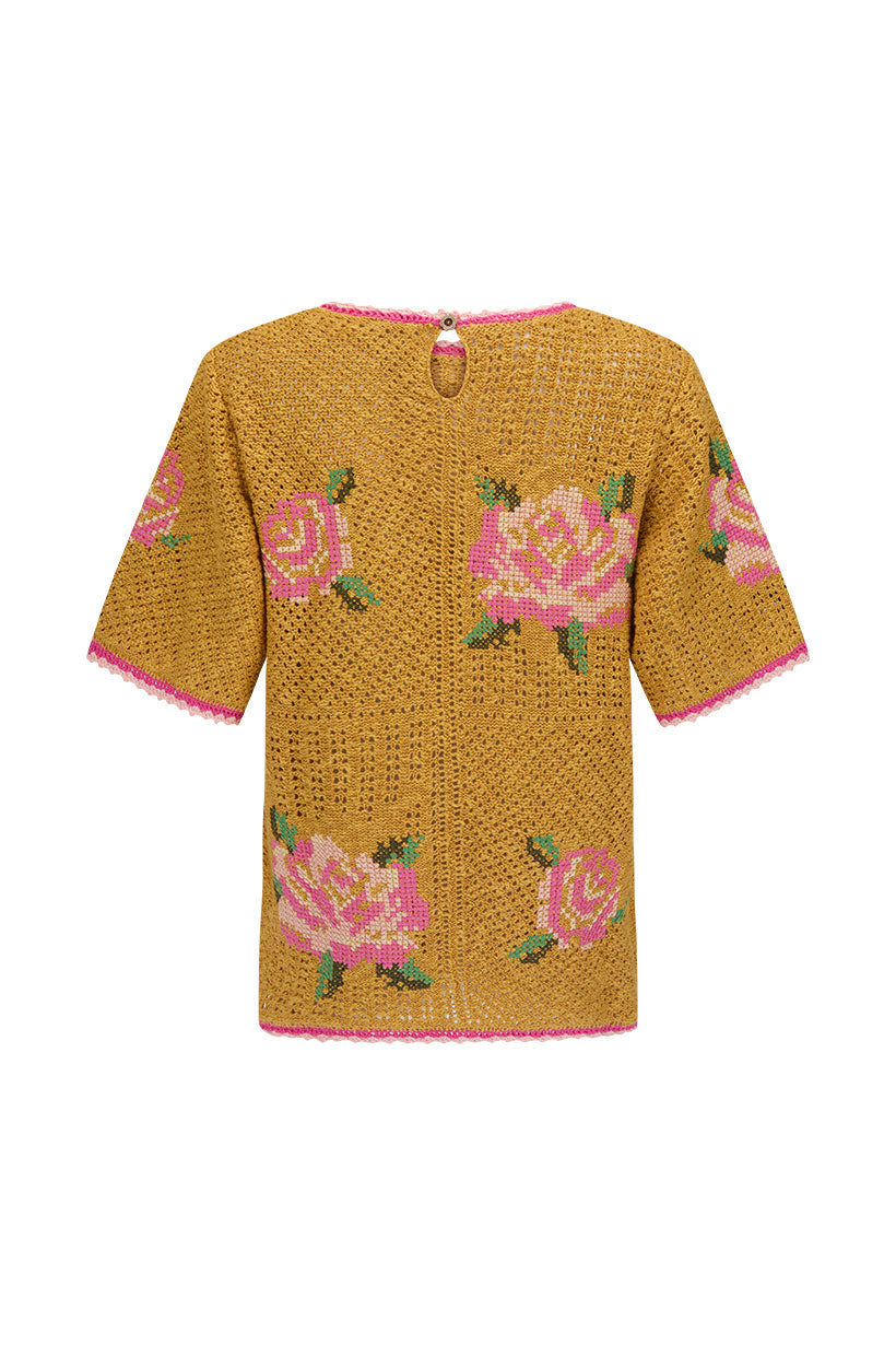 Spell - Coastal Granny Top - Mustard