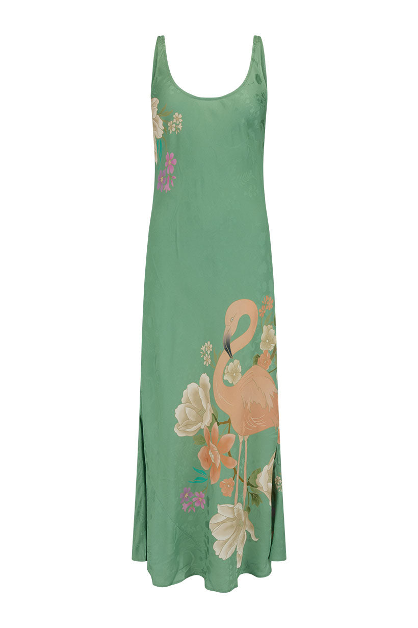 Spell - Floridian Bias Dress - Sage