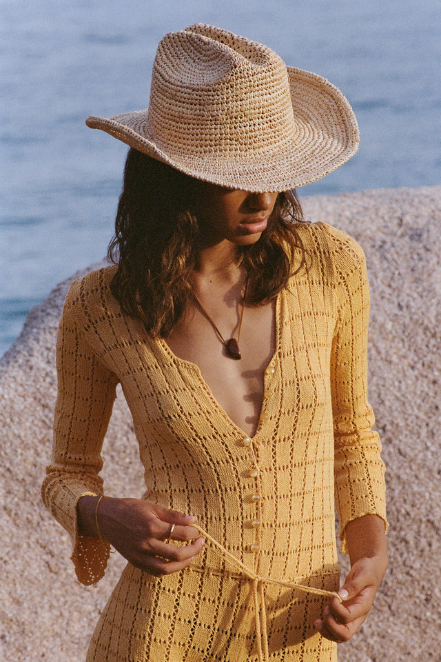Lack Of Color - Raffia Cowboy Hat