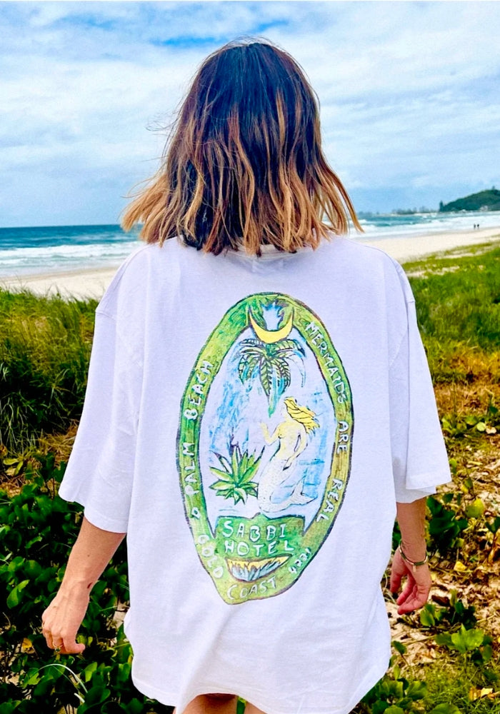 Sabbi - The Very Oversized Mermaid Tee - White