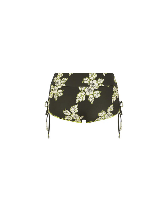 INC - The Tie Up Shortie - Hibiscus