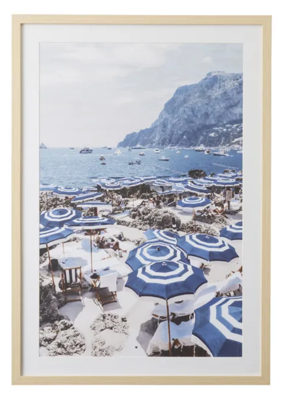 CTC - Ombrelli Natural Frame Glass Print