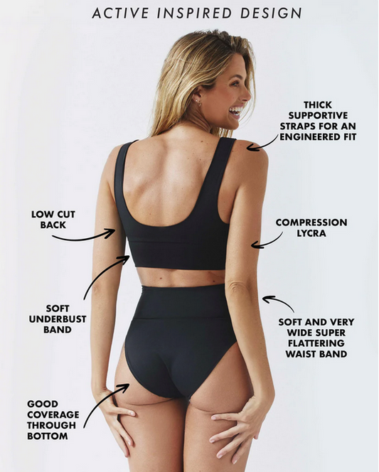 INC - The Contour High Waist Pant - Black