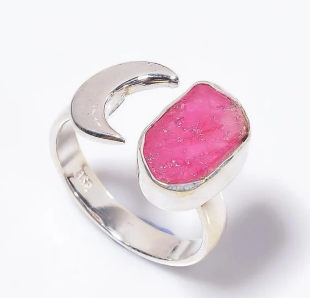 Silver Rings - Single Stone - Moon Magic