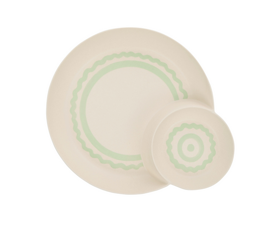 Davis & Waddell - Saltara Bamboo Fibre Round Chip & Dip Platter