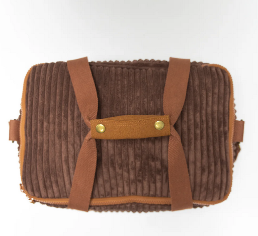 Wandering Folk - Large Cord Cooler Bag - Chocolate