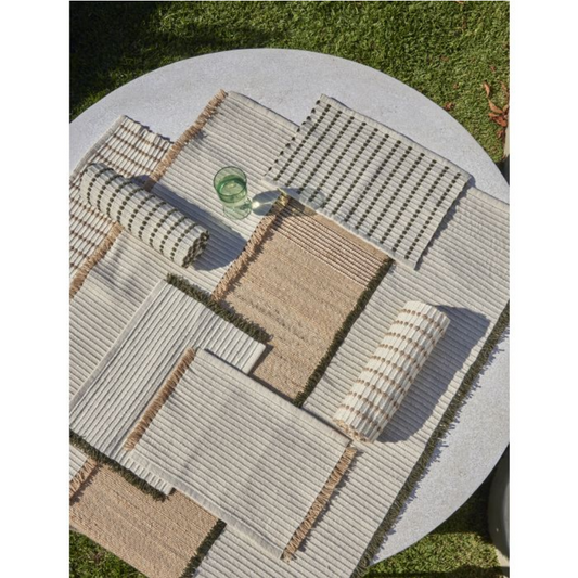 Amalfi - Isla Fringe Table Runner - Natural