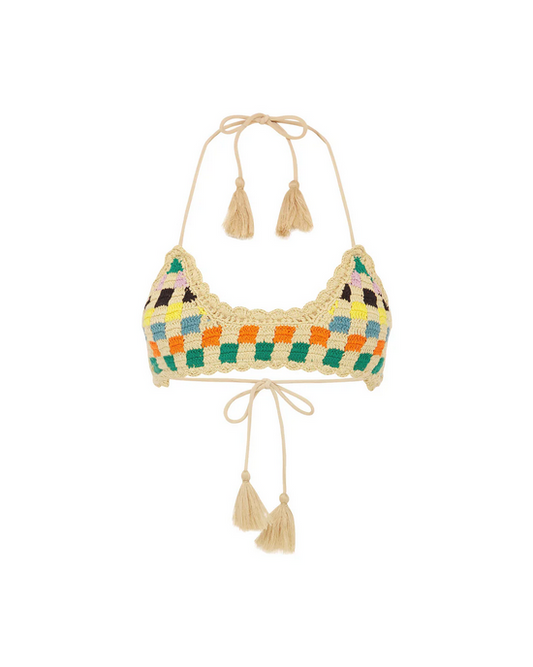 INC - The Crochet Crop Top - Sablo