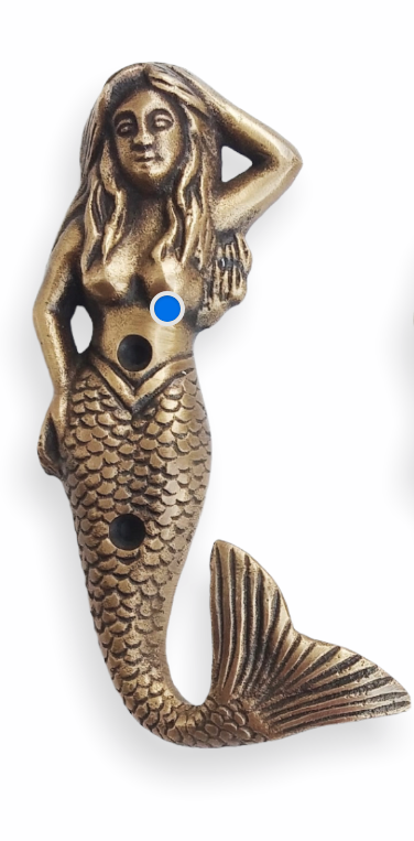 Pineapple Traders - Brass Mermaid Hook