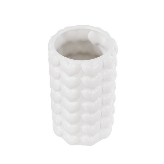 Emporium - Sweetheart Vase - White
