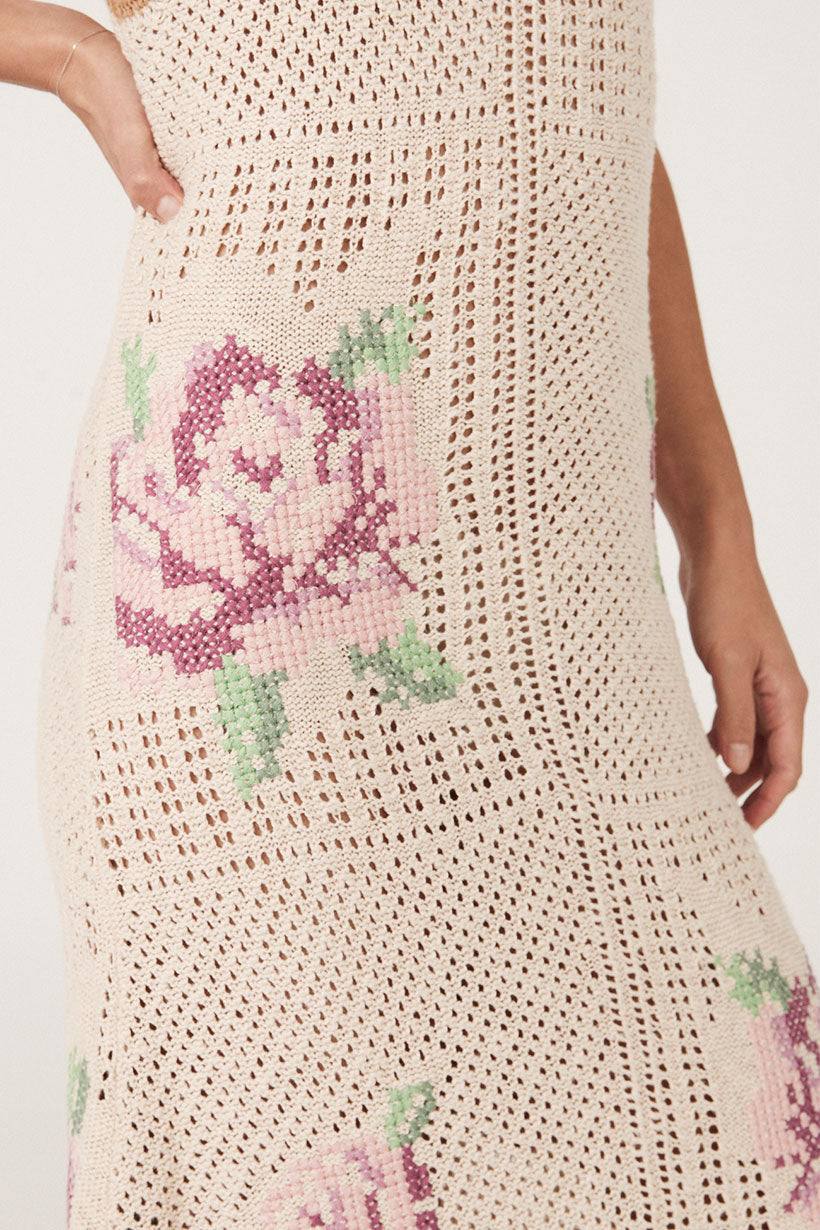Spell - Coastal Granny Midi Dress - Blossom