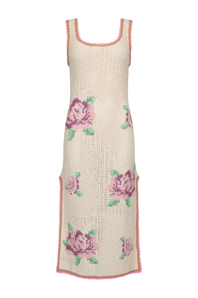Spell - Coastal Granny Midi Dress - Blossom