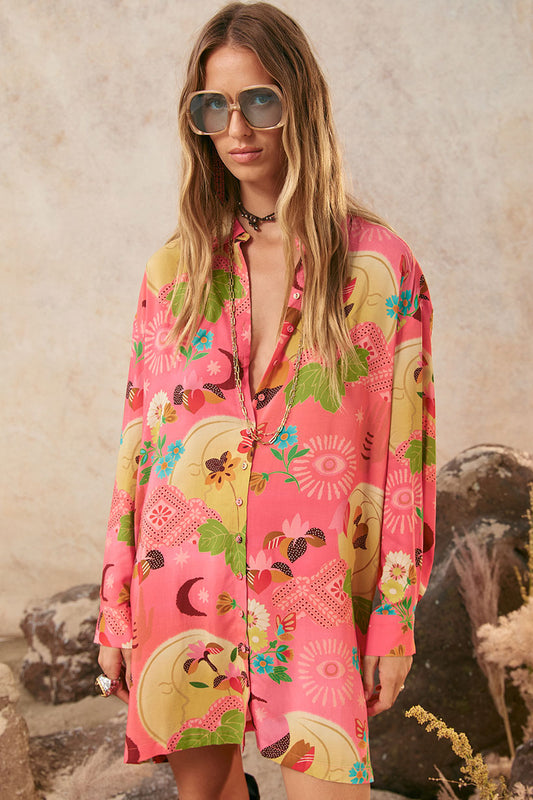 Spell - Libertine Shirt Dress - Cayenne