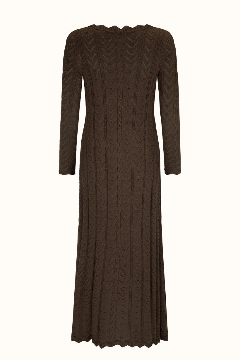 Spell - Lou Lou Knit Gown - Cacao