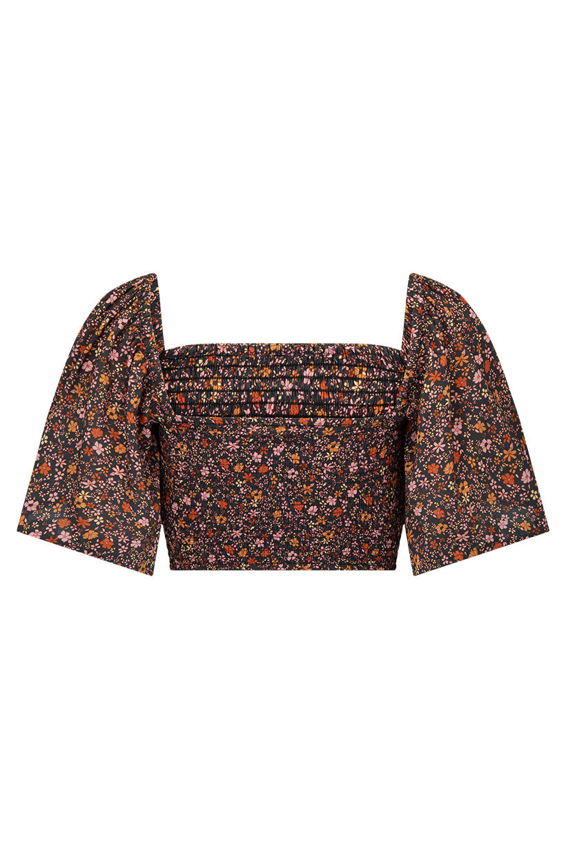 Spell - Love Jetty Shirred Top - Balmy Nights