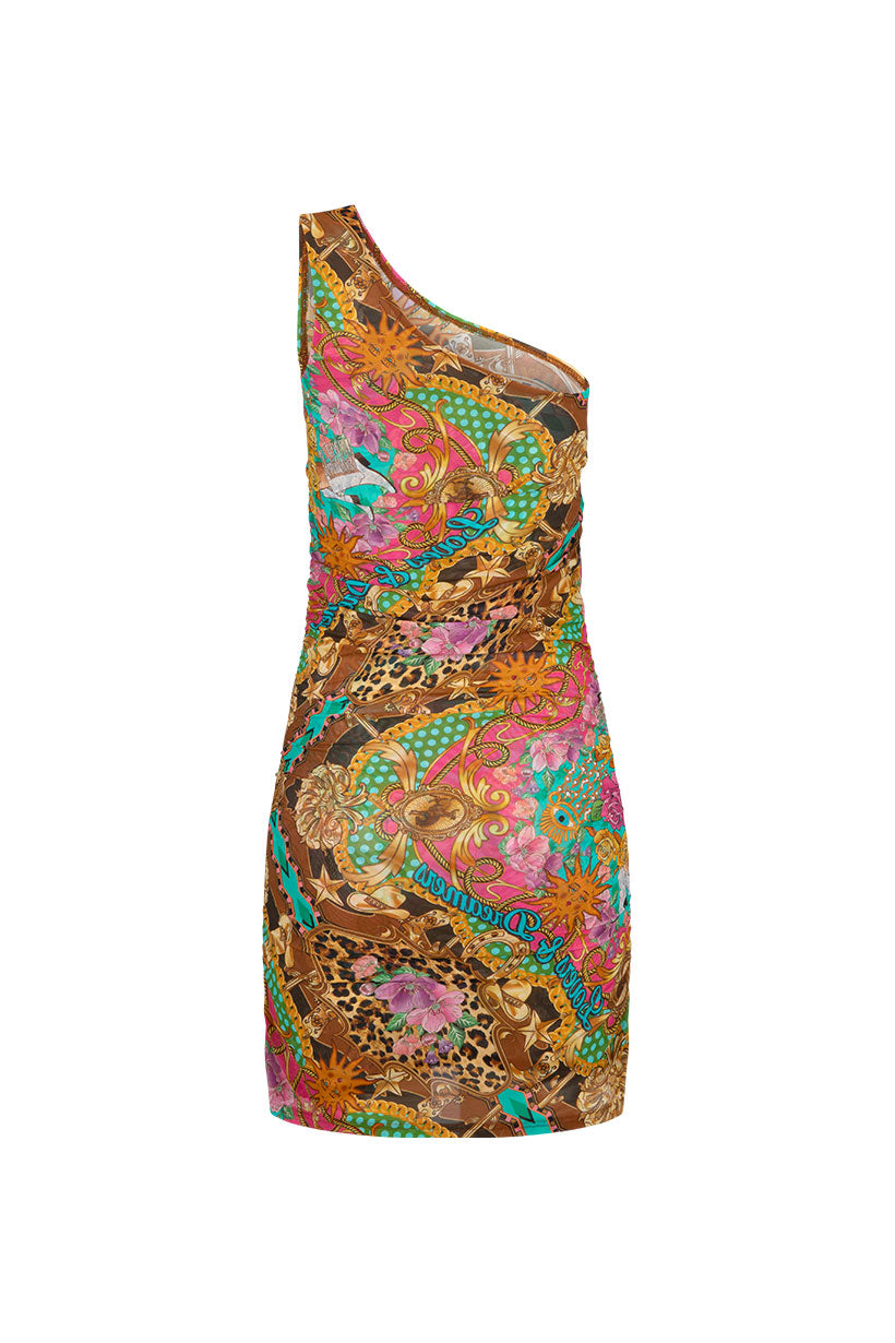 Spell - Lovers & Dreamers Mesh Mini Dress - Cosmos Pink