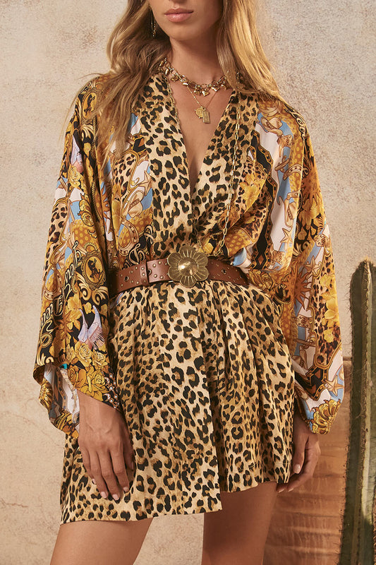 Spell - Lovers & Dreamers Short Robe - Gold