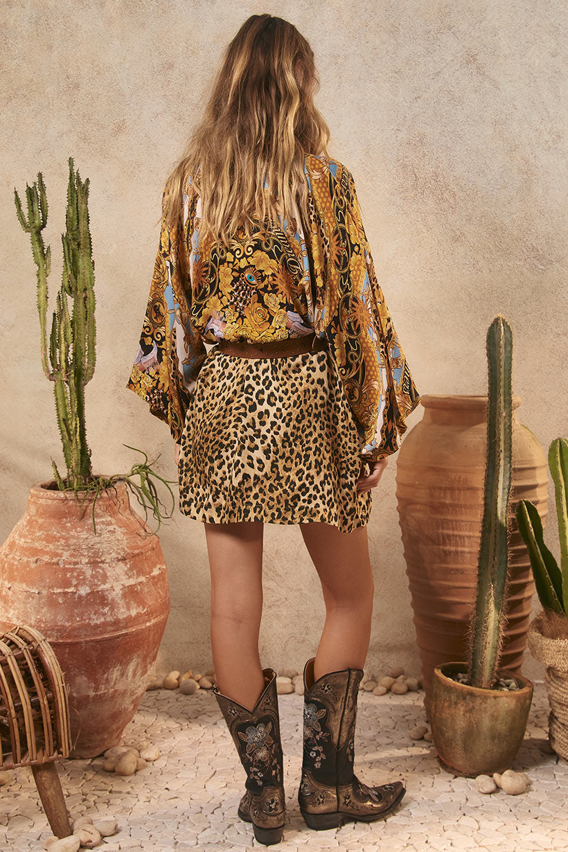 Spell - Lovers & Dreamers Short Robe - Gold