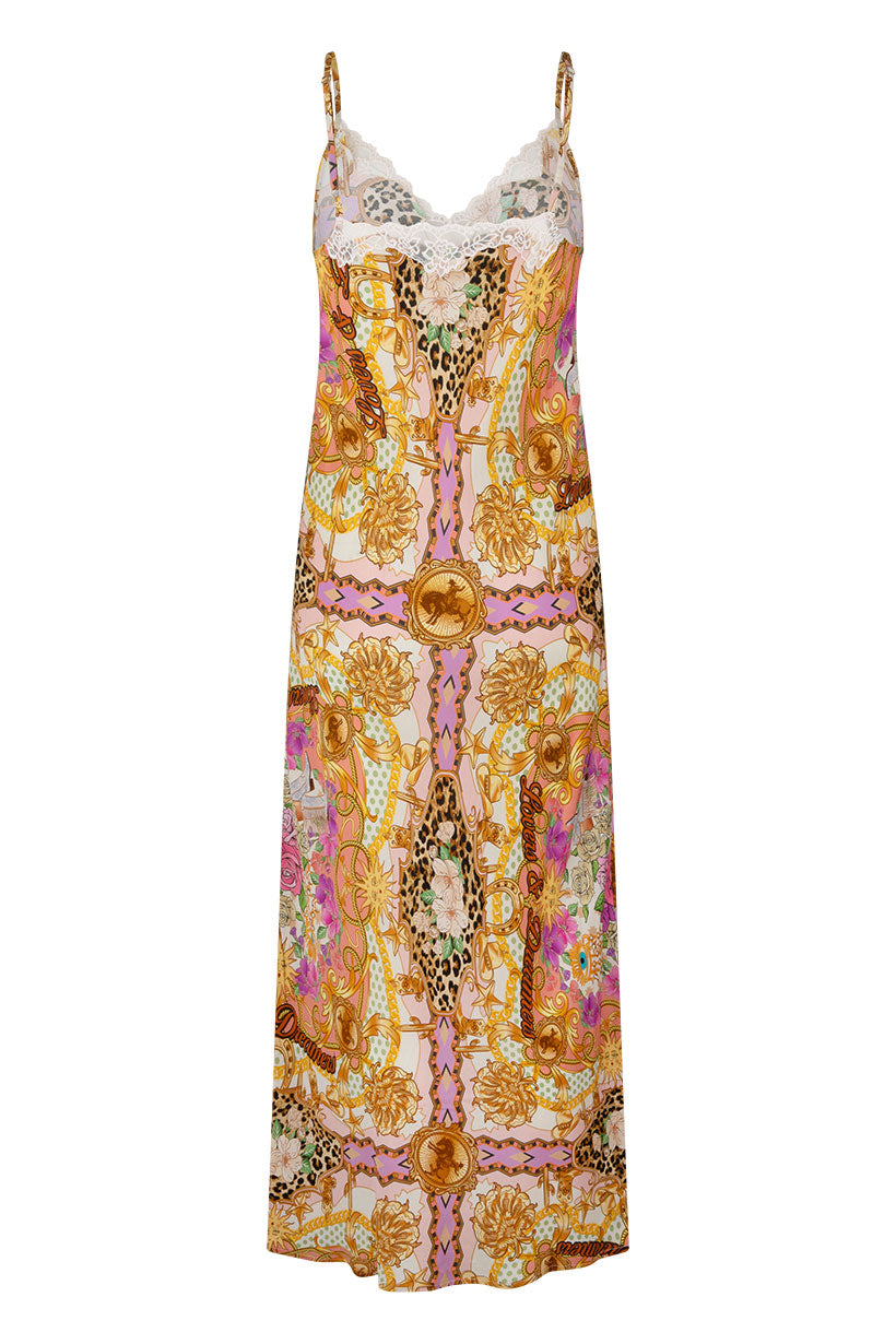Spell - Lovers & Dreamers Strappy Maxi Dress - Champagne Peach