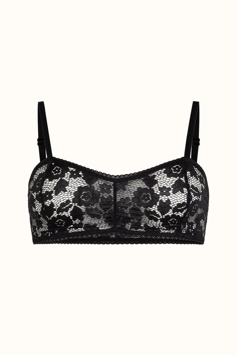 Spell - Lux Lisbon Lace Bralette - Onyx