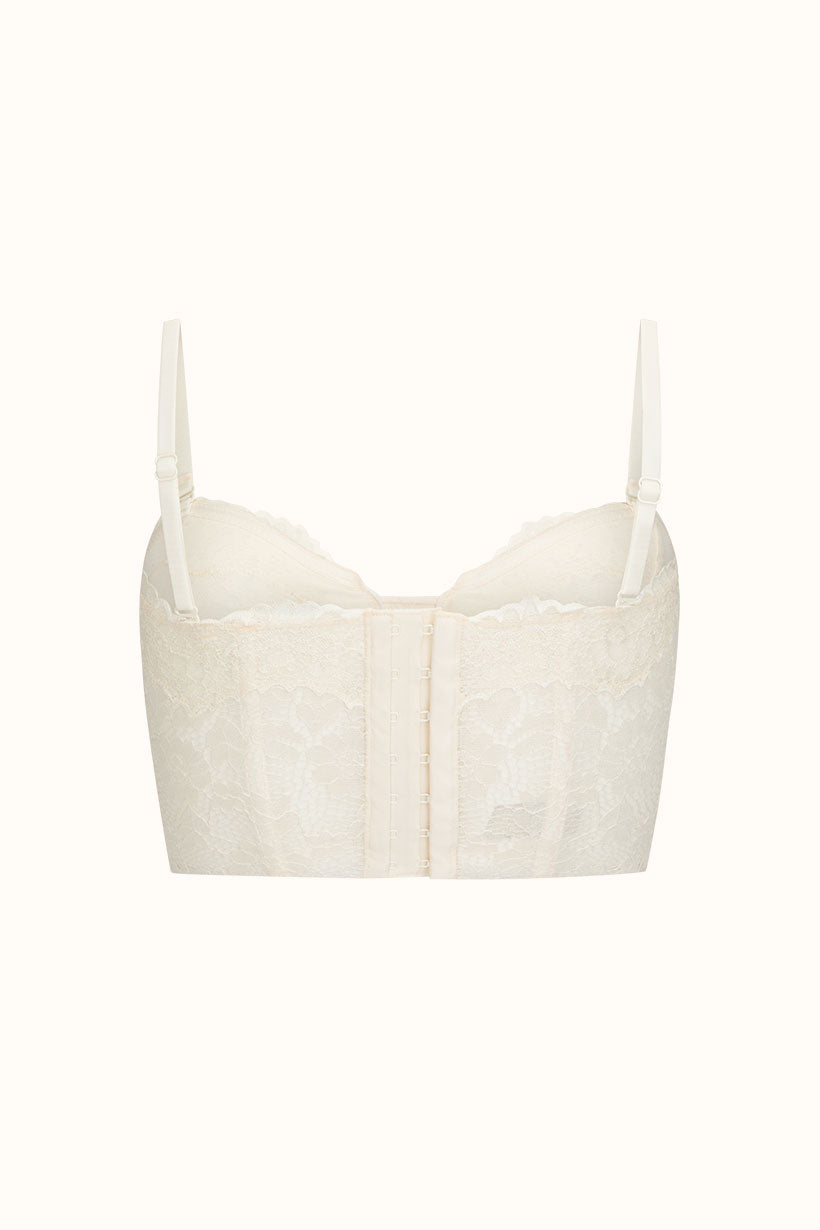 Spell - Lux Lisbon Lace Bustier - Vintage Cream