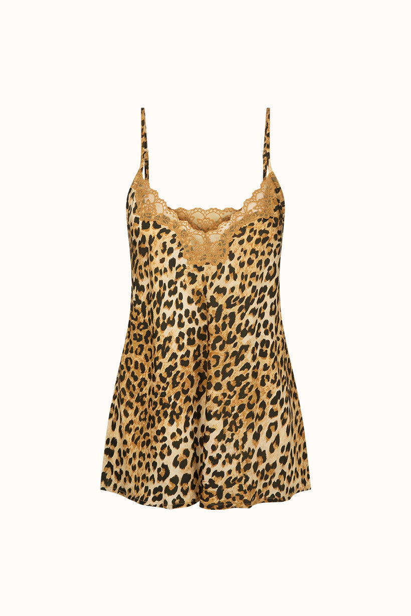 Spell - Samantha Bias Cami - Vintage Leopard